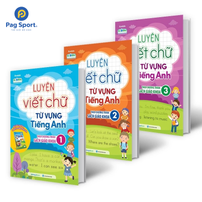 Sách luyện viết chữ từ vựng tiếng anh cho bé