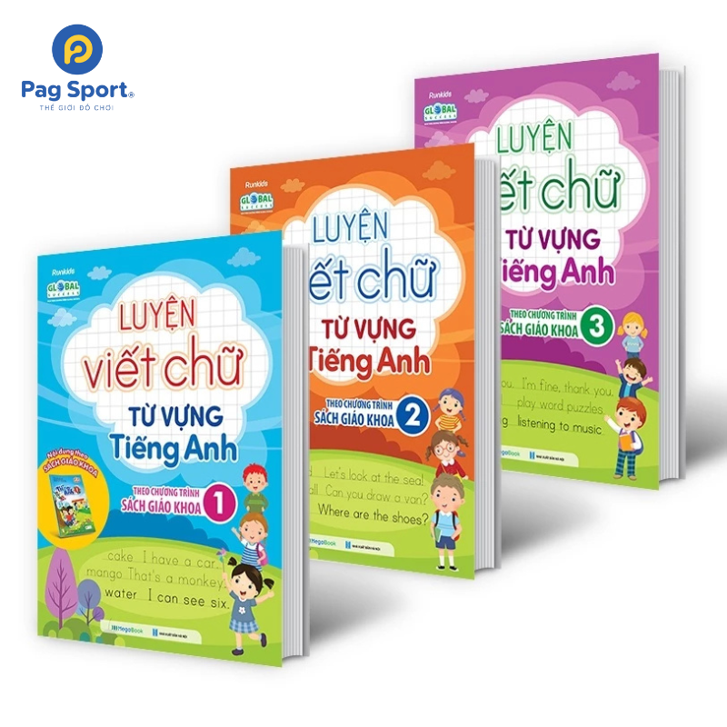 Sách luyện viết chữ từ vựng tiếng anh cho bé