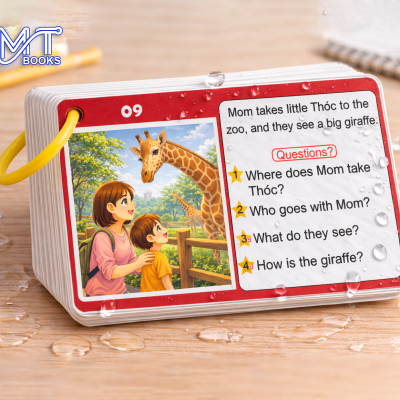 Combo Thẻ Học Tiếng Anh Song Ngữ Cho Bé | Tặng App Học Miễn Phí | Học Nhanh Nhớ Lâu