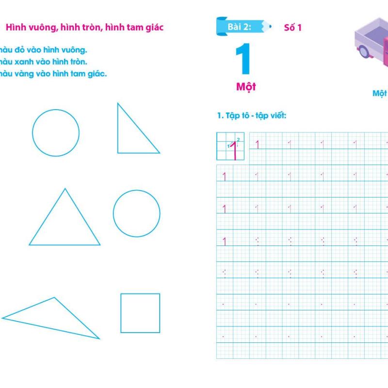 Cùng bé học Toán (Giúp bé tự tin vào lớp 1)
