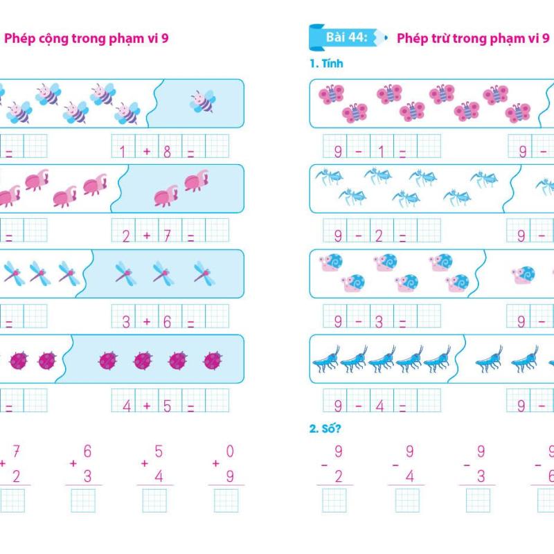 Cùng bé học Toán (Giúp bé tự tin vào lớp 1)