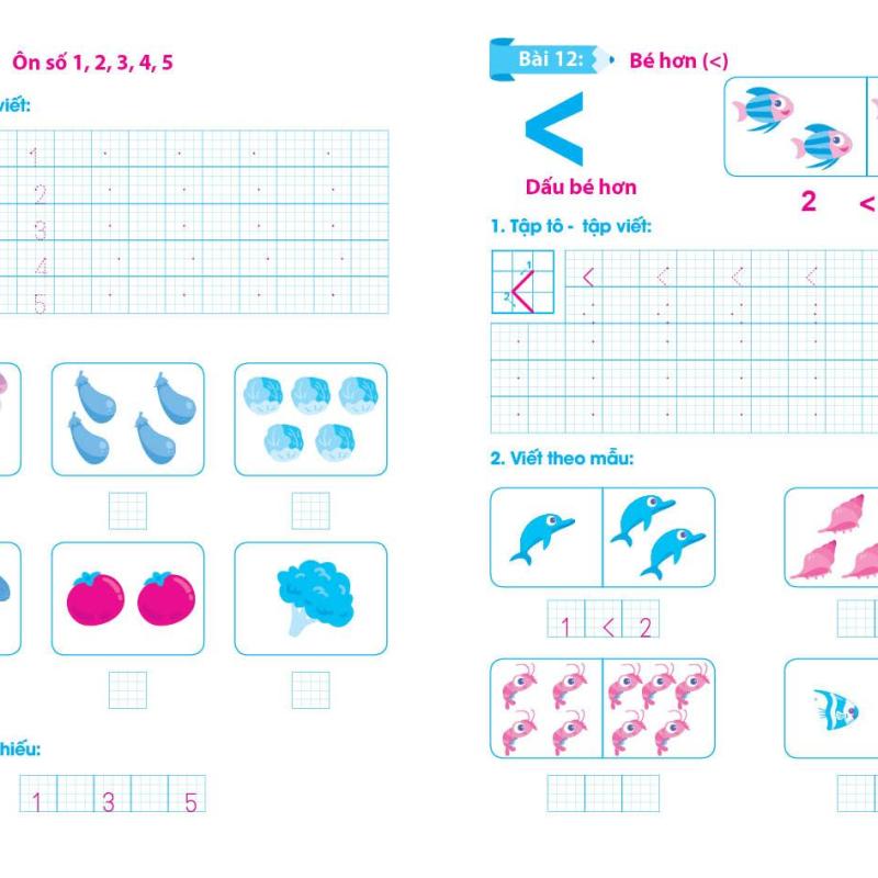 Cùng bé học Toán (Giúp bé tự tin vào lớp 1)