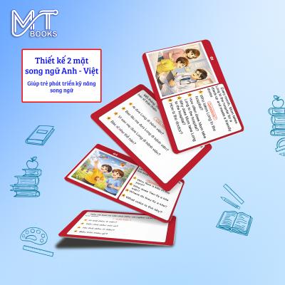 Combo Thẻ Học Tiếng Anh Song Ngữ Cho Bé | Tặng App Học Miễn Phí | Học Nhanh Nhớ Lâu
