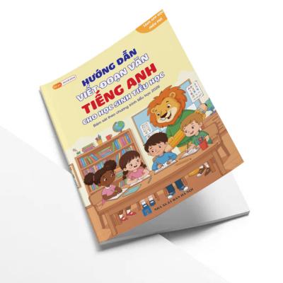 Combo 2 Sách Luyện Viết Tiếng Anh Cho Học Sinh Tiểu Học – 2000 Câu Viết Lại + Hướng Dẫn Viết Đoạn Văn | Tặng App Học