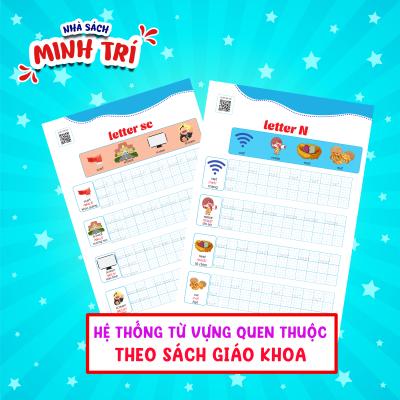 Bộ 3 Vở Luyện Viết Từ Vựng Tiếng Anh Cho Bé