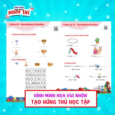 Bộ 3 Vở Luyện Viết Từ Vựng Tiếng Anh Cho Bé