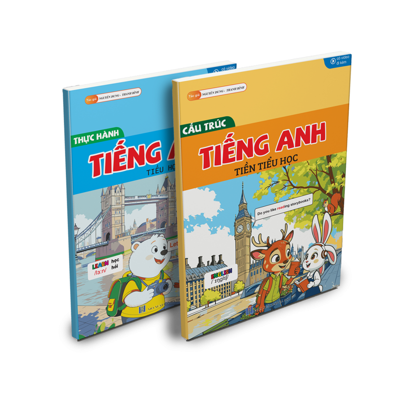 Bộ sách cấu trúc và thực hành tiếng anh cho bé