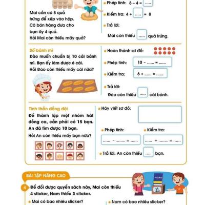Maths – Sắc màu Toán học: CHINH PHỤC TOÁN TƯ DUY 4-6+, Level 2