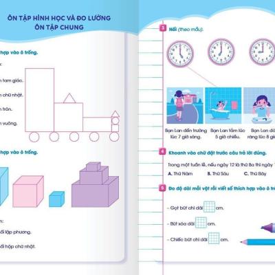 Bài tập Cuối tuần Toán 1 - Tập 1+ 2 - Kết nối Tri thức
