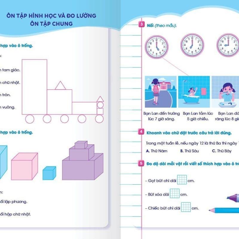 Bài tập Cuối tuần Toán 1 - Tập 1+ 2 - Kết nối Tri thức