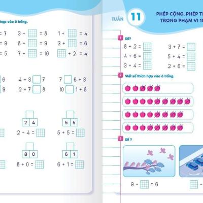 Bài tập Cuối tuần Toán 1 - Tập 1+ 2 - Kết nối Tri thức