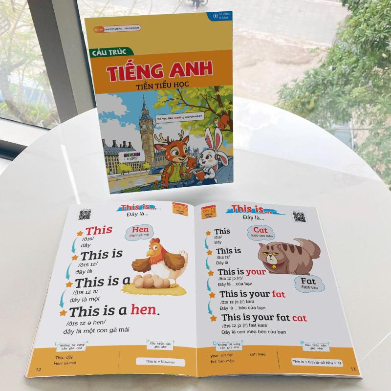 Bộ sách cấu trúc và thực hành tiếng anh cho bé