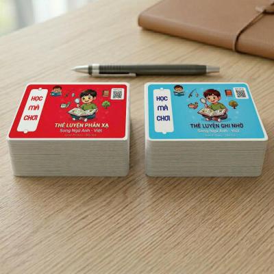 Combo Thẻ Học Tiếng Anh Song Ngữ Cho Bé | Tặng App Học Miễn Phí | Học Nhanh Nhớ Lâu